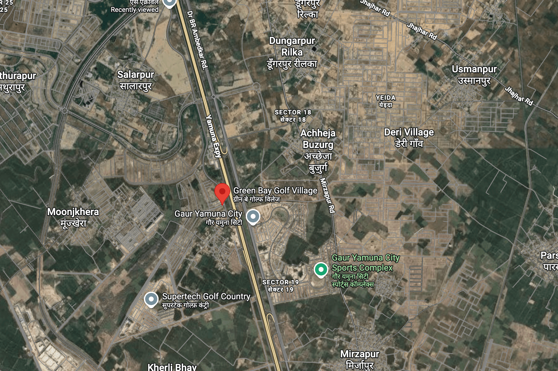 Greenbay Golf Village Location